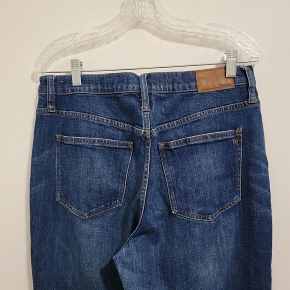 MADEWELL The High-Rise Slim Boyjean Medium Wash Size 29 - Picture 10 of 16